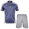 Camisola + Calções Real Sociedad Criança Equipamento 2ª 2025-26